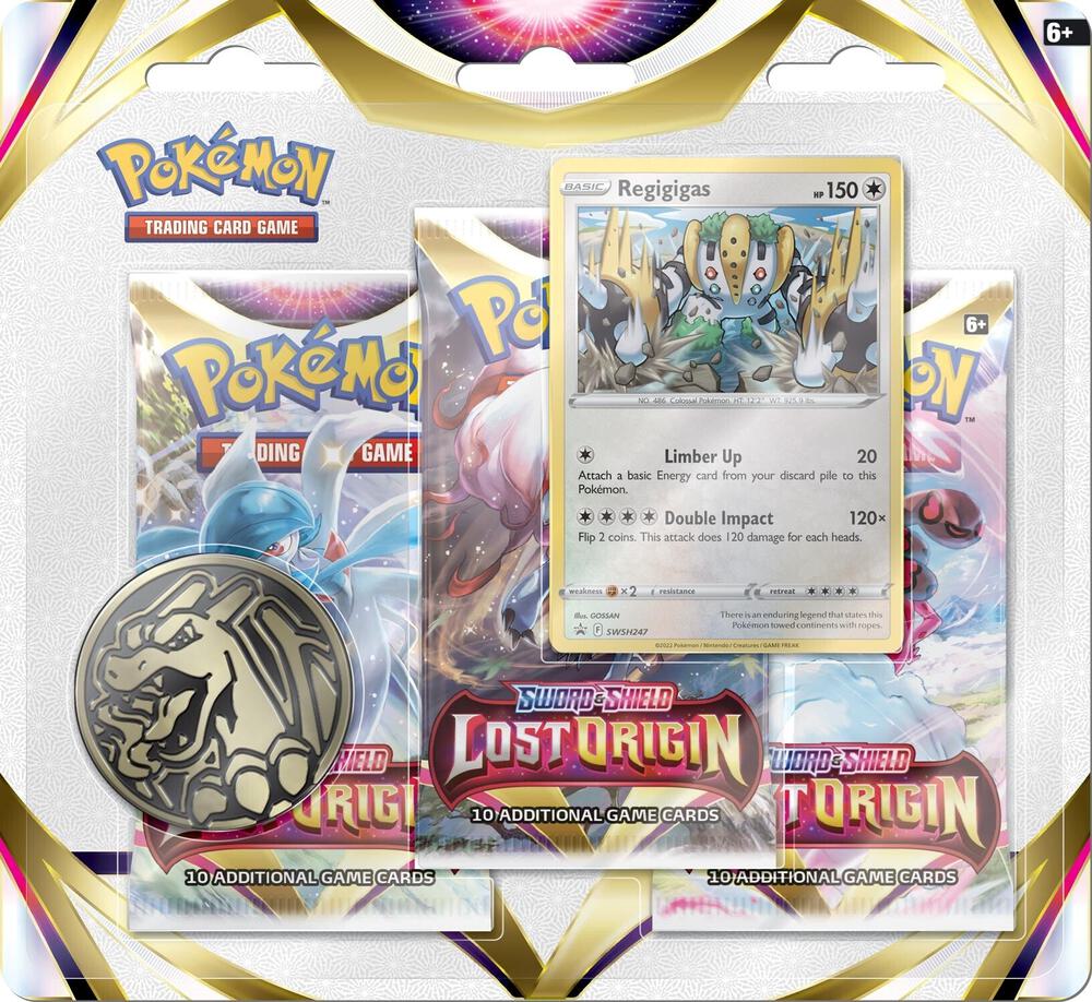 Lost Origin 3 Pack Blister [Regigigas]