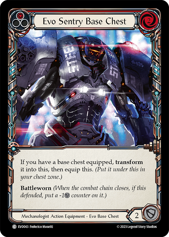 Evo Sentry Base Chest (Red)