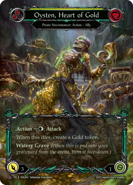 Oysten, Heart of Gold (Yellow)
