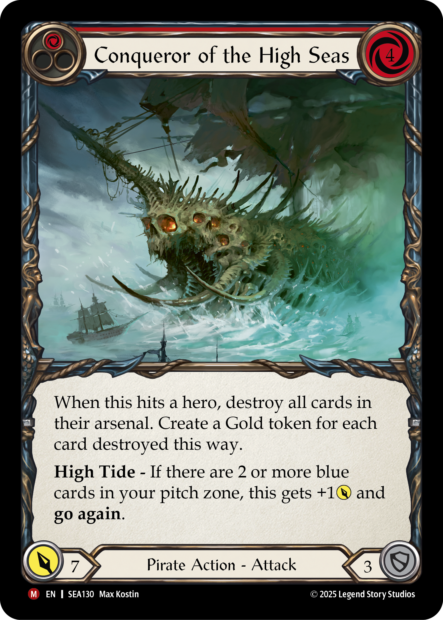 Conqueror of the High Seas (Red)