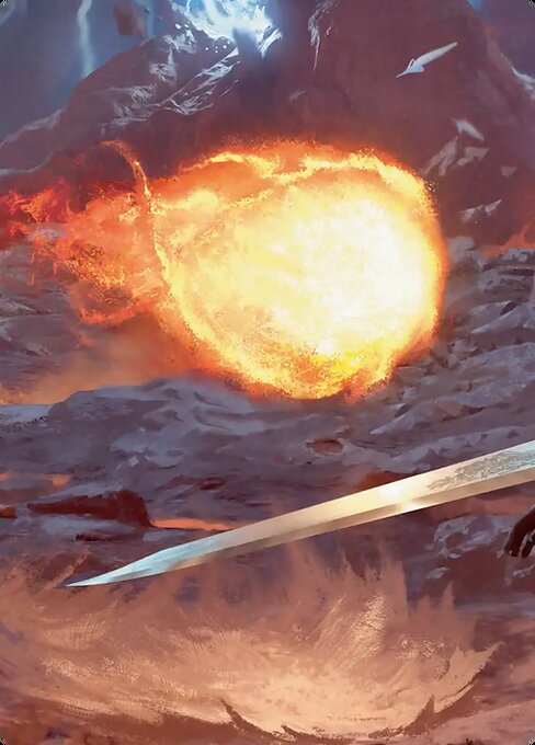 Duelist's Flame Art Card