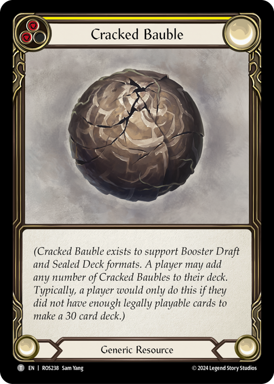 Cracked Bauble (Yellow)