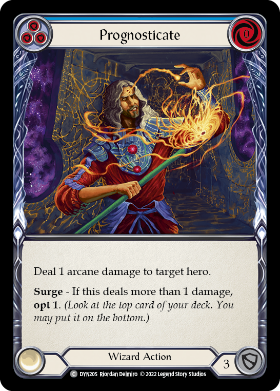 Prognosticate (Blue)