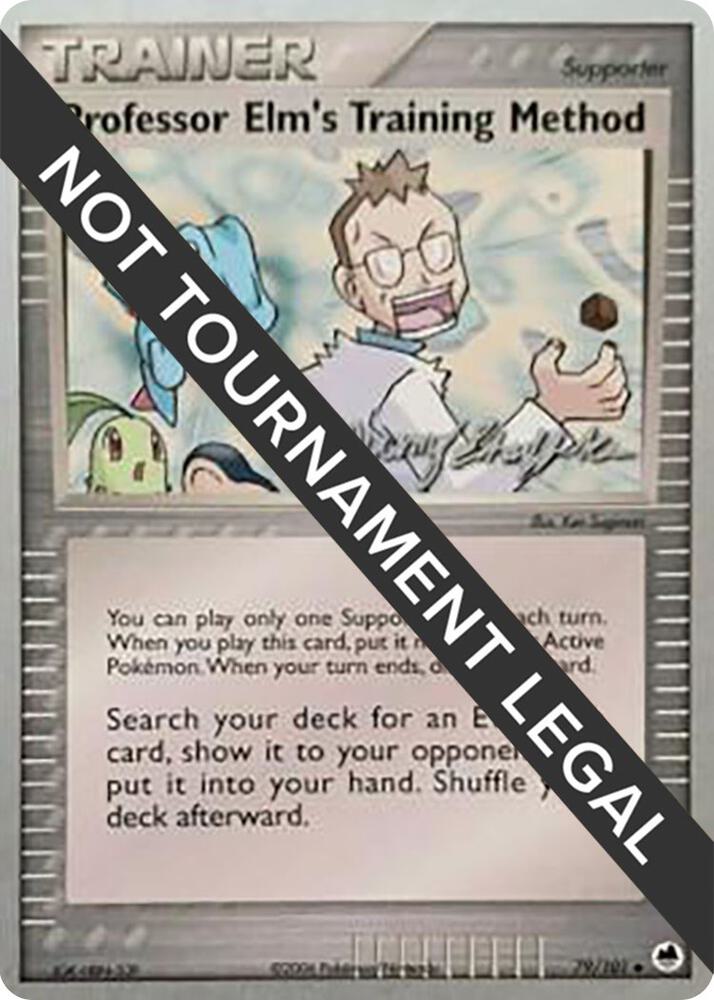Professor Elm's Training Method