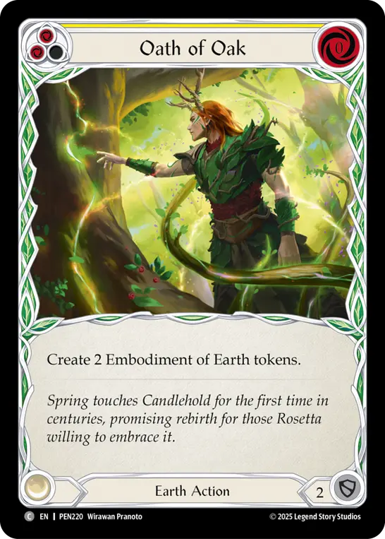 Oath of Oak (Yellow)