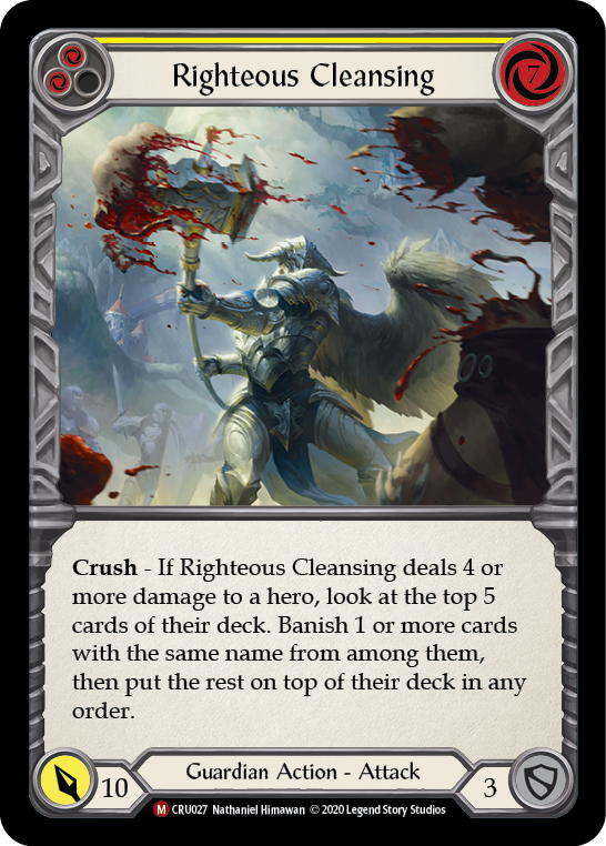 Righteous Cleansing (Yellow)