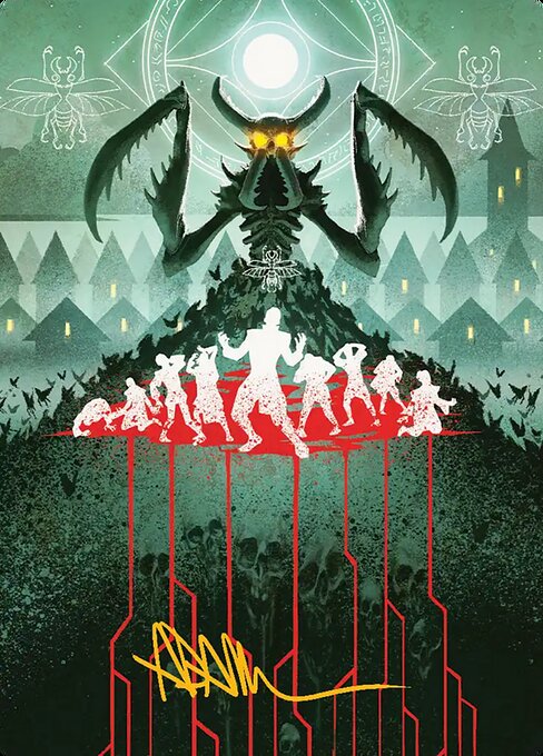 Feed the Swarm Art Card