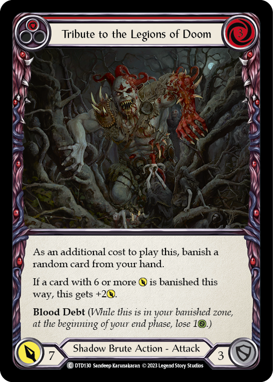 Tribute to the Legions of Doom (Red)