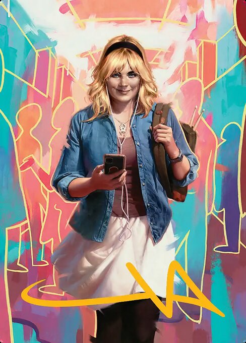 Gwen Stacy Art Card