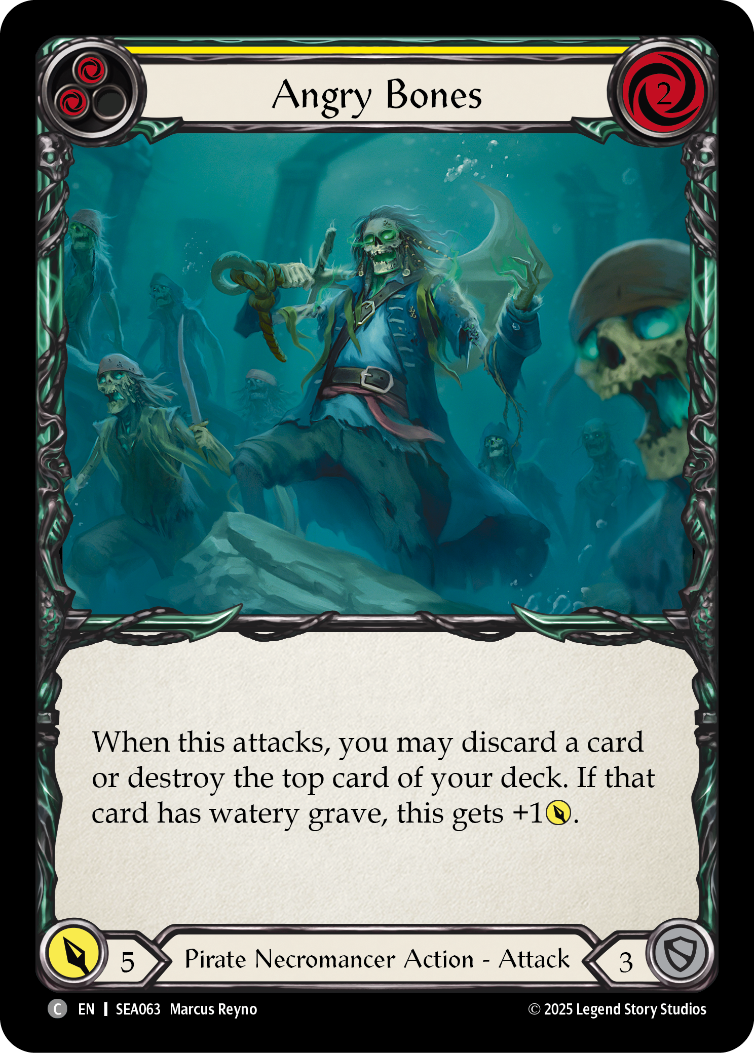 Angry Bones (Yellow)