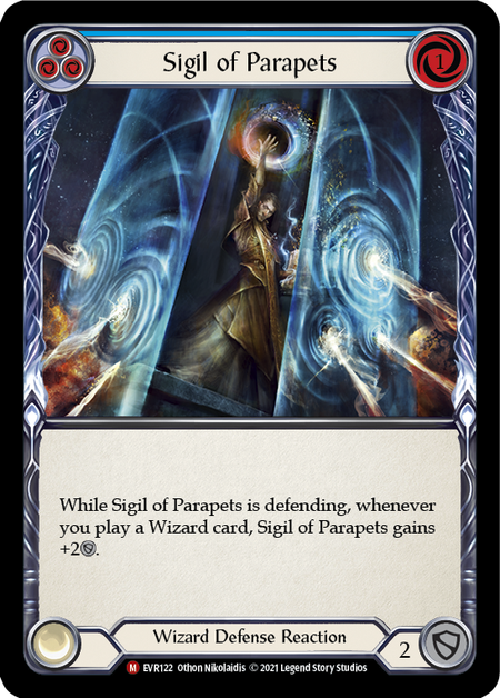 Sigil of Parapets (Blue)