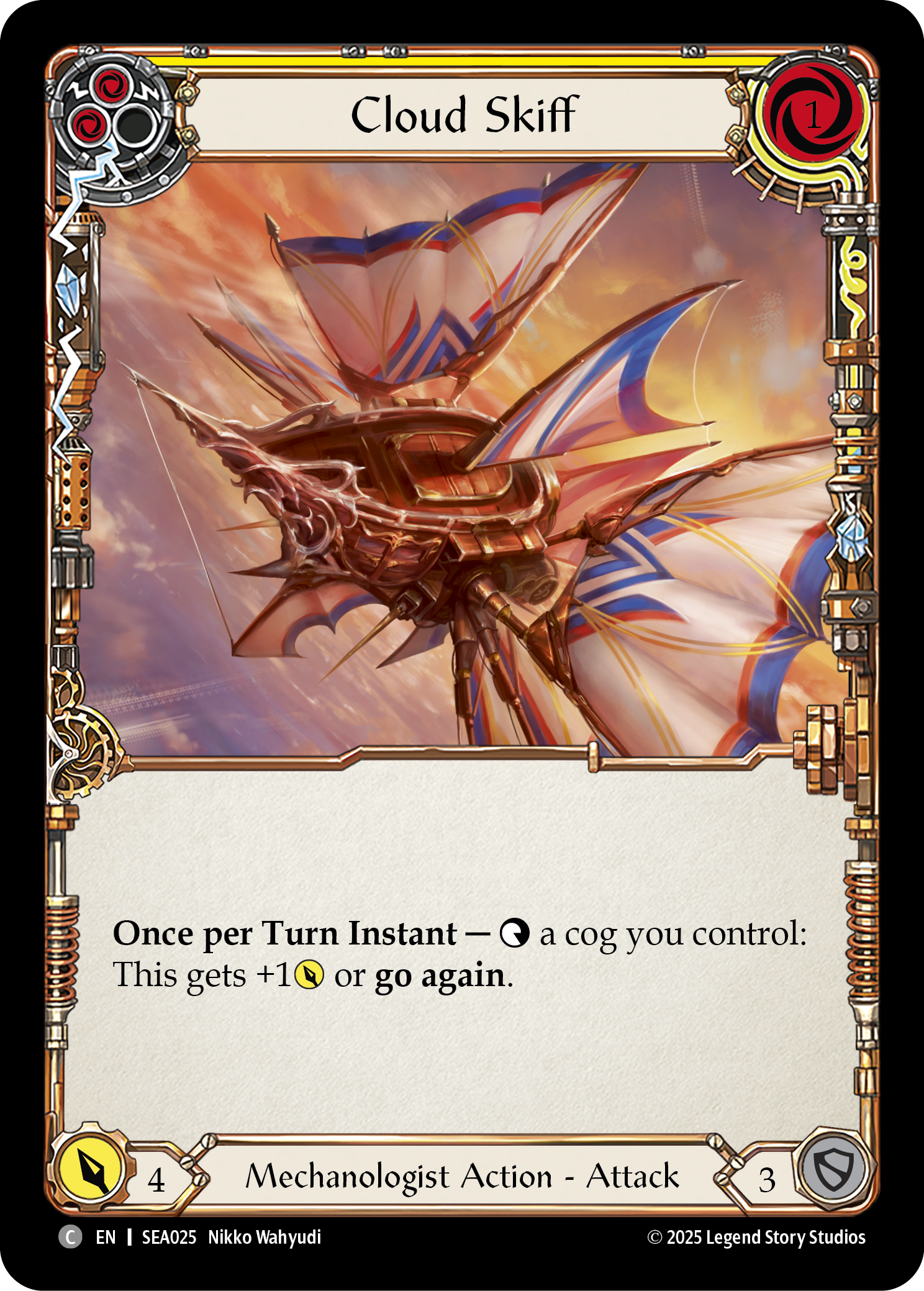 Cloud Skiff (Yellow)