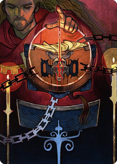Sign in Blood Art Card