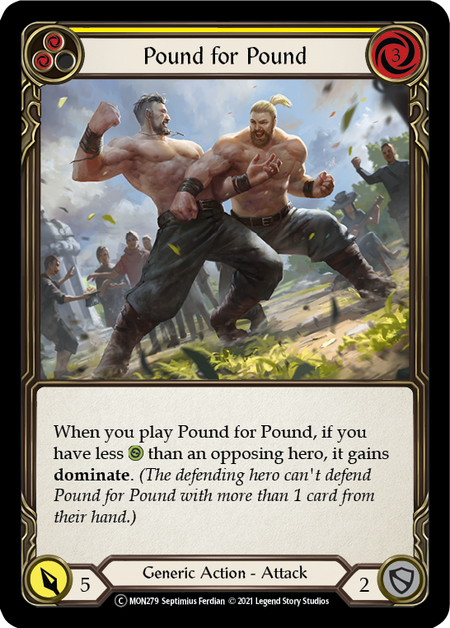 Pound for Pound (Yellow)