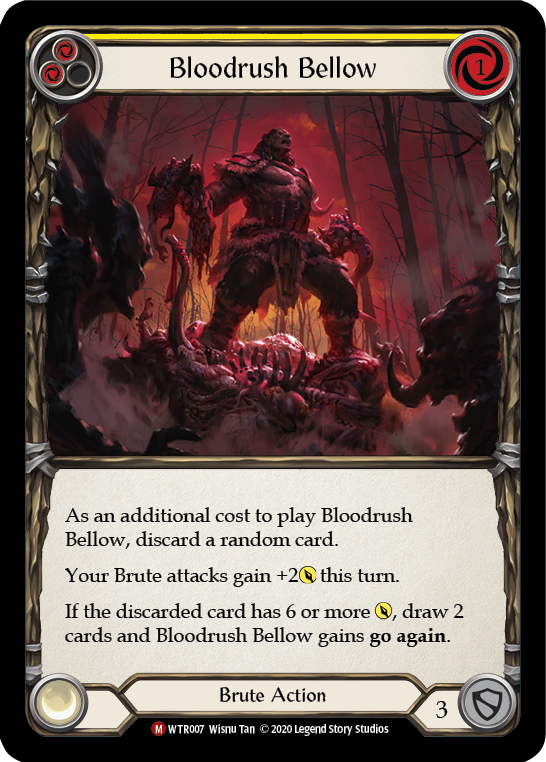 Bloodrush Bellow (Yellow)