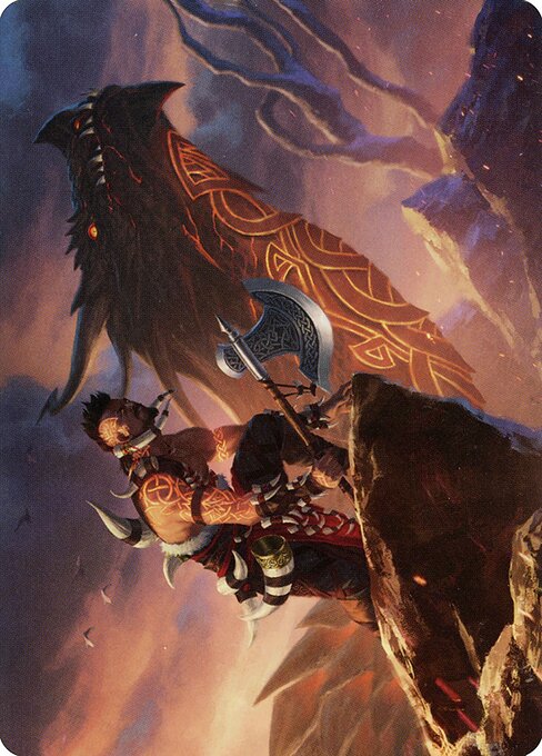 Dragonkin Berserker Art Card