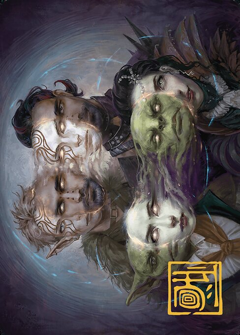 Illicit Masquerade Art Card