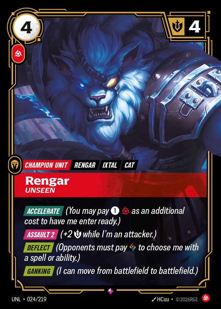 Rengar, Unseen