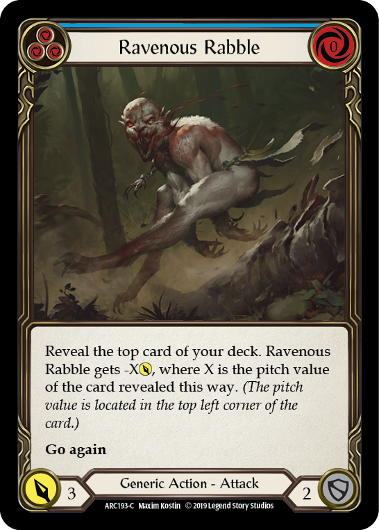 Ravenous Rabble (Blue)
