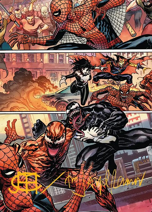 Maximum Carnage Art Card