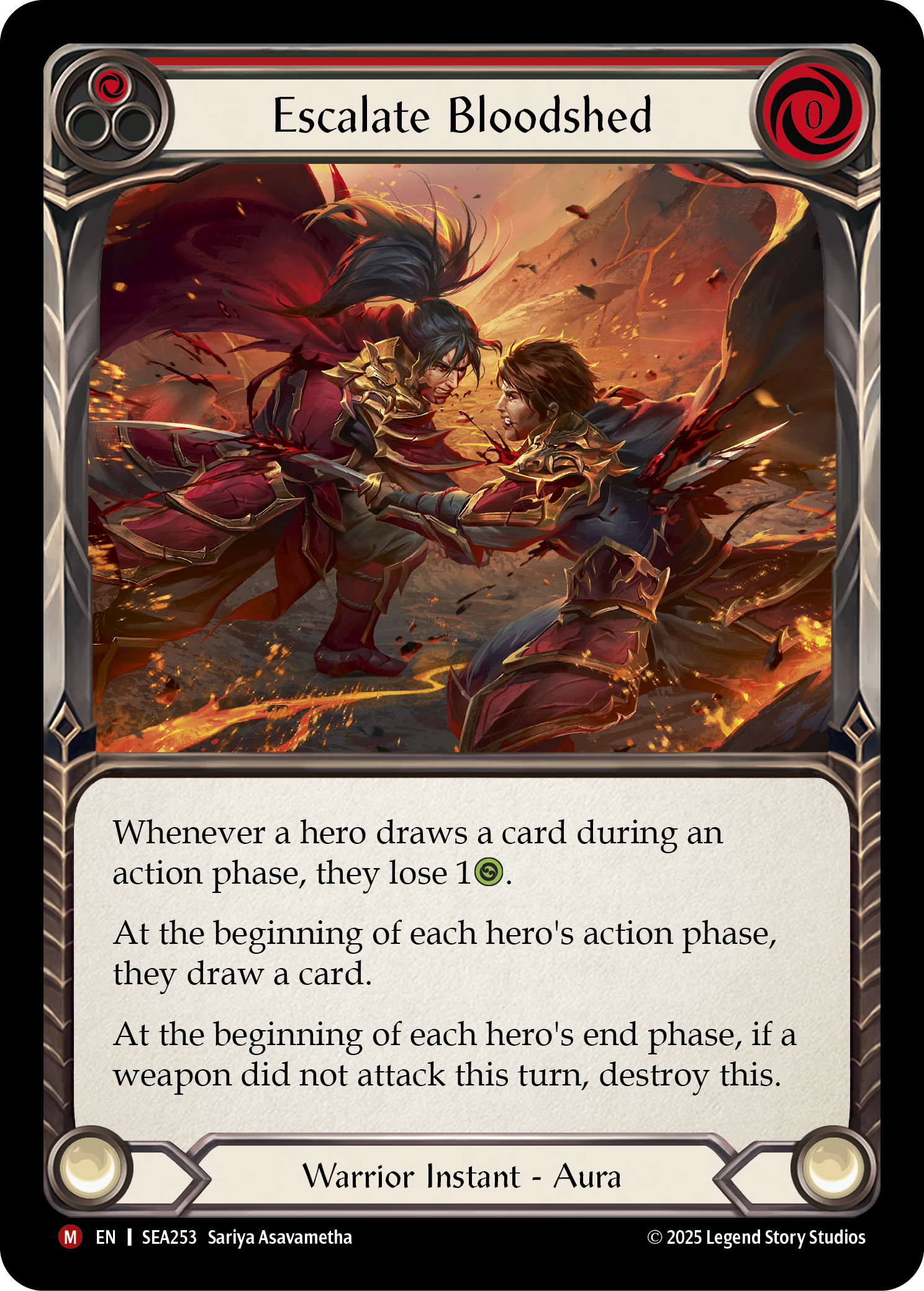 Escalate Bloodshed (Red)
