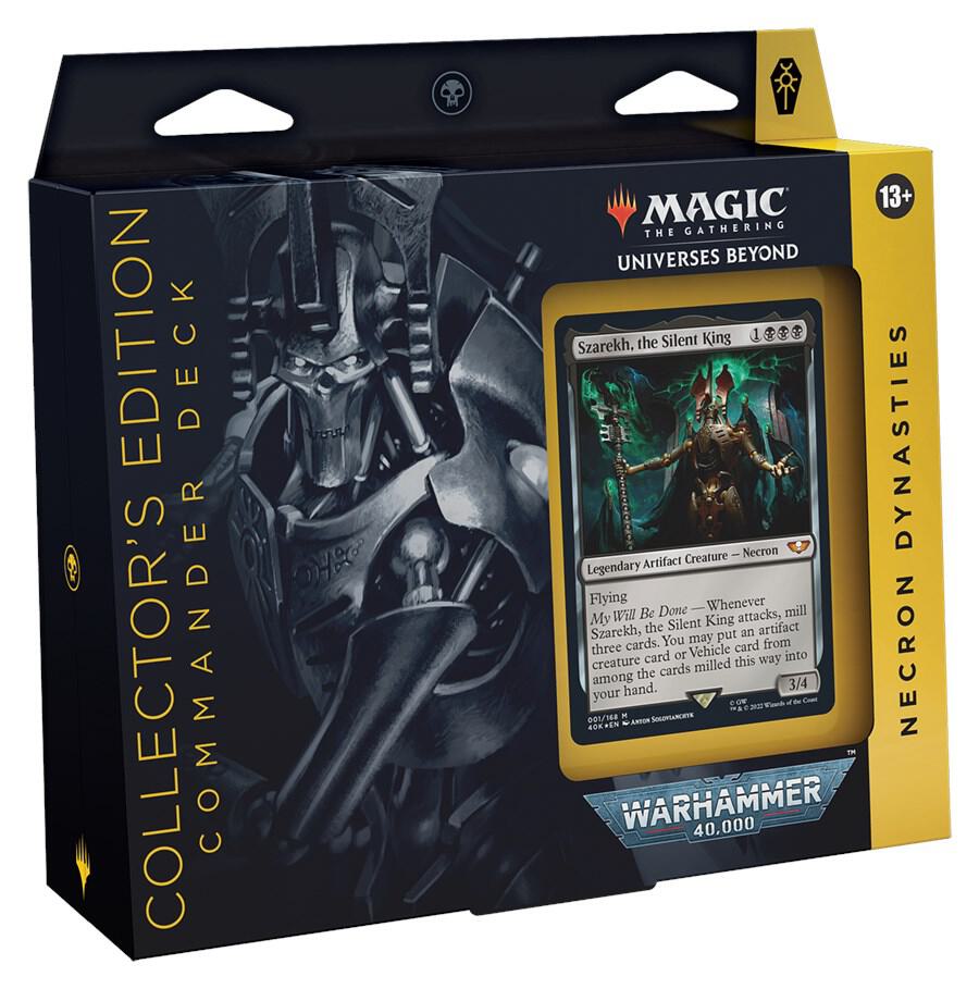 Warhammer 40000 Commander Deck Necron Dynasties Collectors Edition