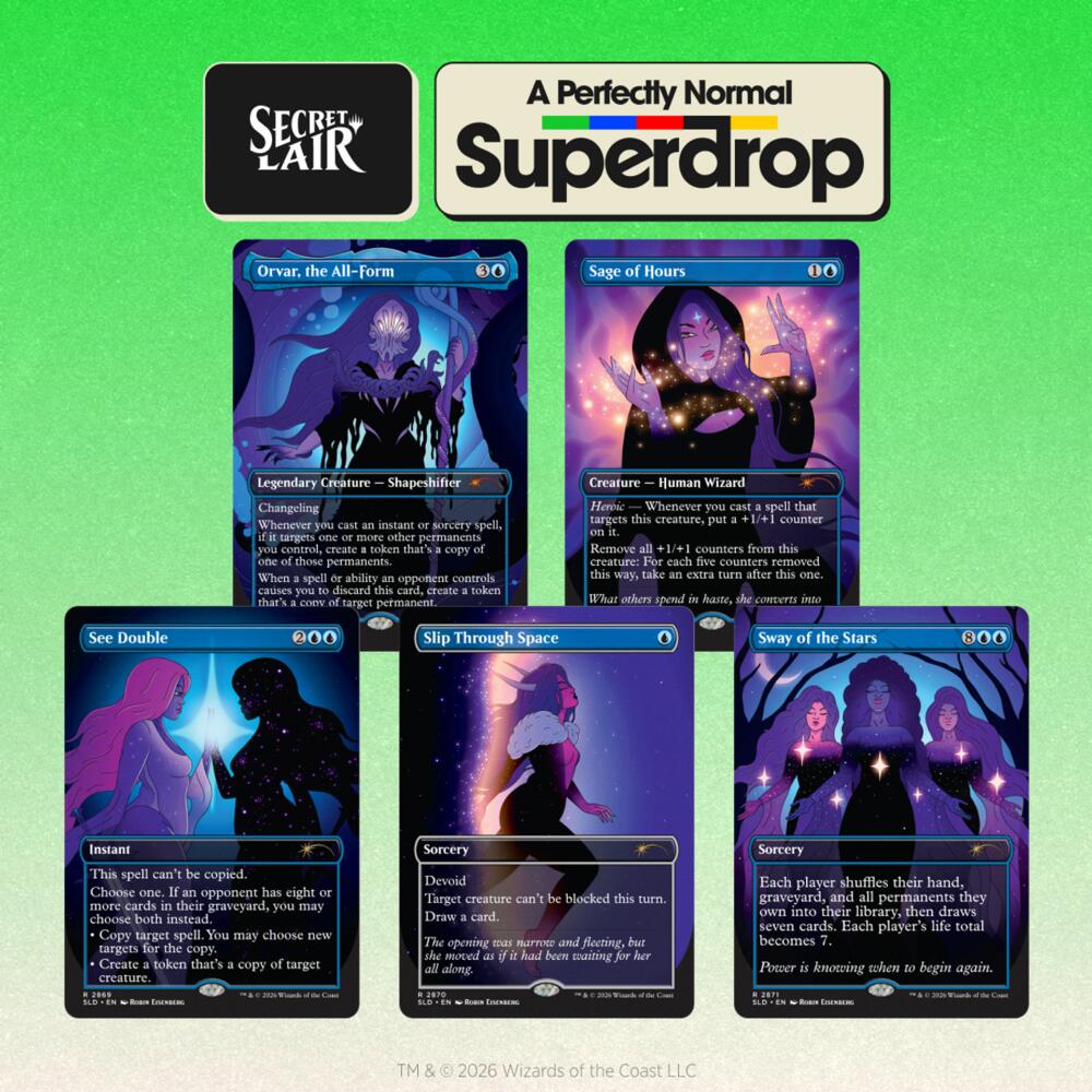 Secret Lair Drop Cosmic Chill by Robin Eisenberg