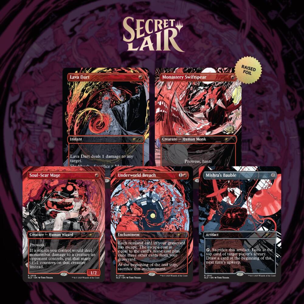 Secret Lair Drop vroooOOOMMMMMM! Raised Foil