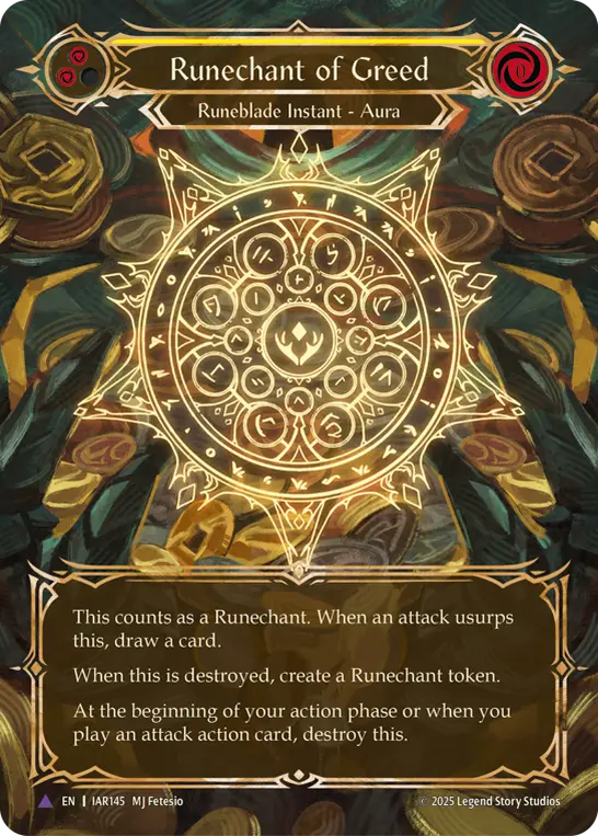 Runechant of Greed (Yellow)