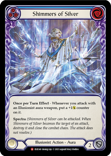Shimmers of Silver (Blue)