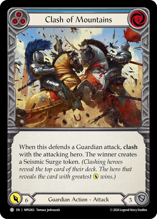 Clash of Mountains (Blue)