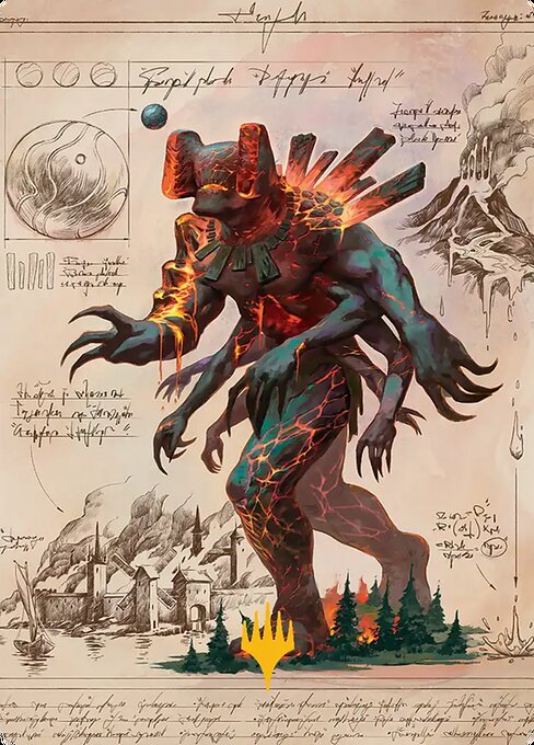 Magmablood Archaic Art Card