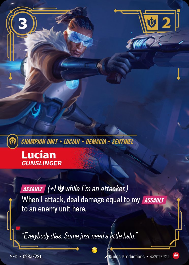 Lucian, Gunslinger