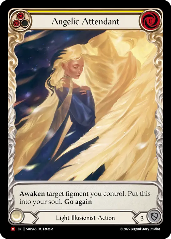 Angelic Attendant (Yellow)