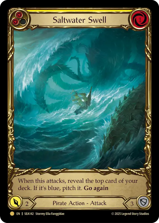 Saltwater Swell (Yellow)