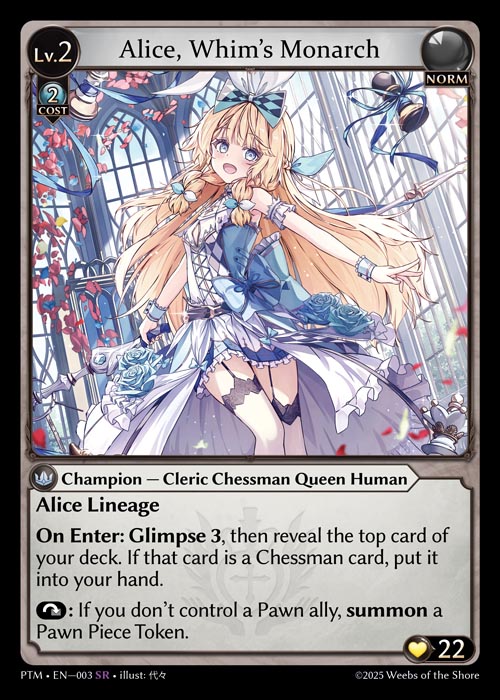 Alice, Whim's Monarch