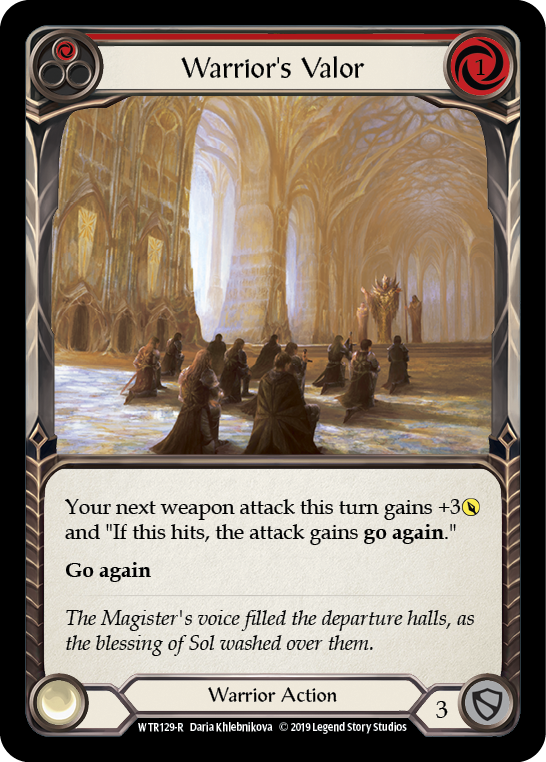 Warrior's Valor (Red)