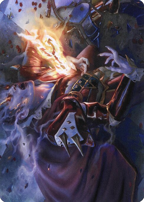 Flame-Blessed Bolt Art Card