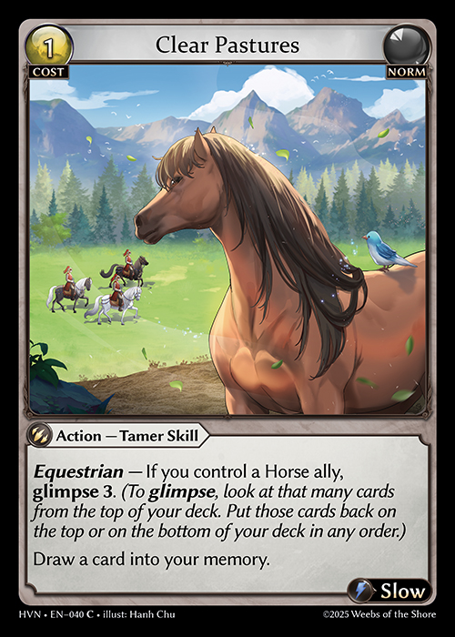 Clear Pastures