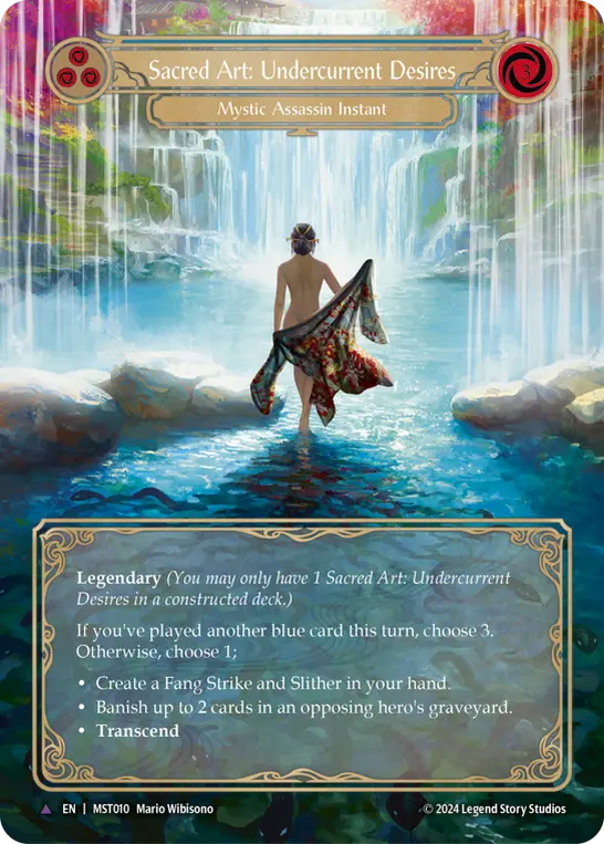 Sacred Art: Undercurrent Desires (Blue)