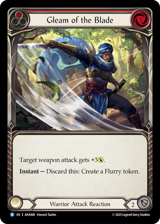 Gleam of the Blade (Red)