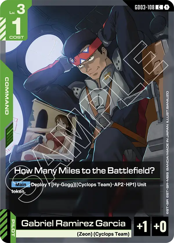 How Many Miles to the Battlefield?