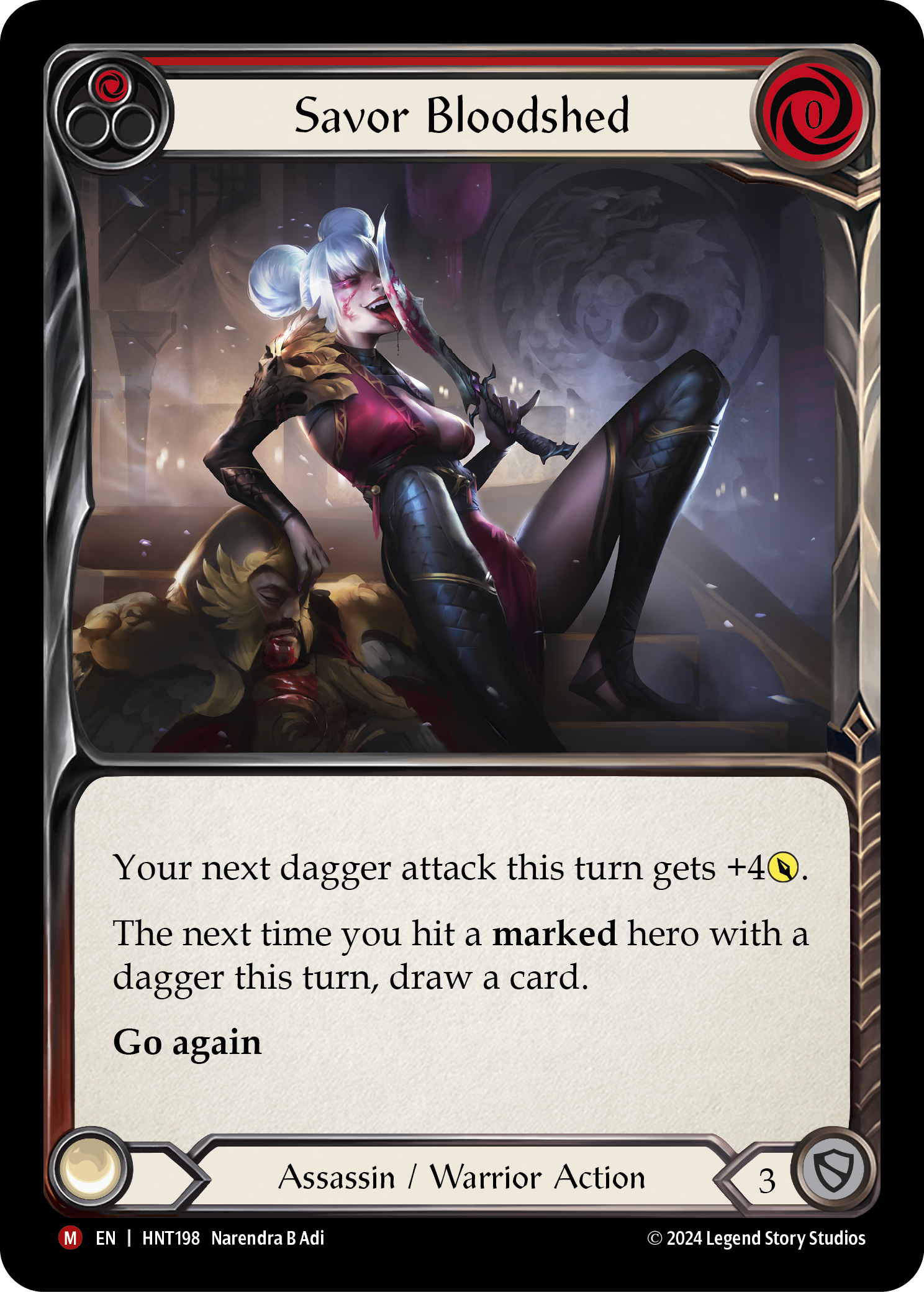 Savor Bloodshed (Red)