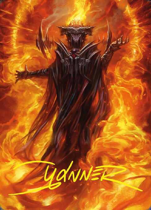Sauron, the Dark Lord Art Card