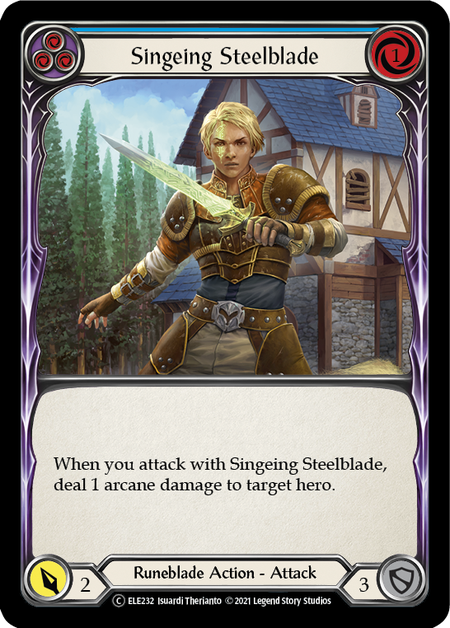 Singeing Steelblade (Blue)