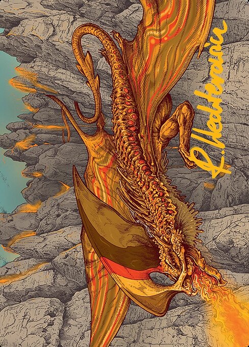 Magmatic Hellkite Art Card