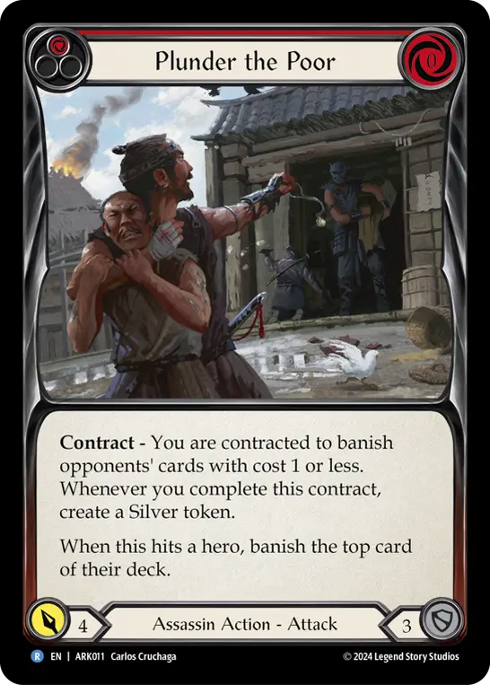Plunder the Poor (Red)