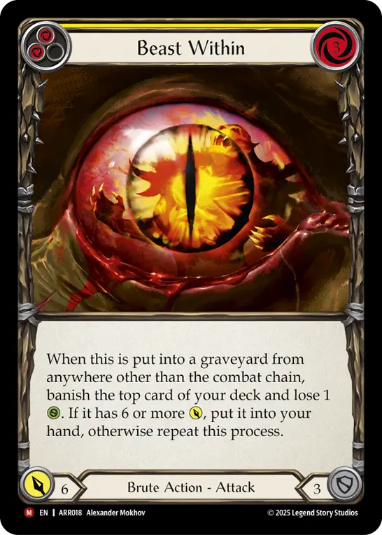 Beast Within (Yellow)