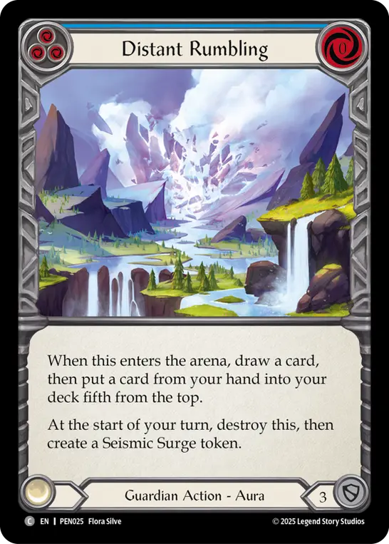 Distant Rumbling (Blue)