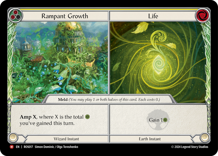 Rampant Growth // Life (Yellow)